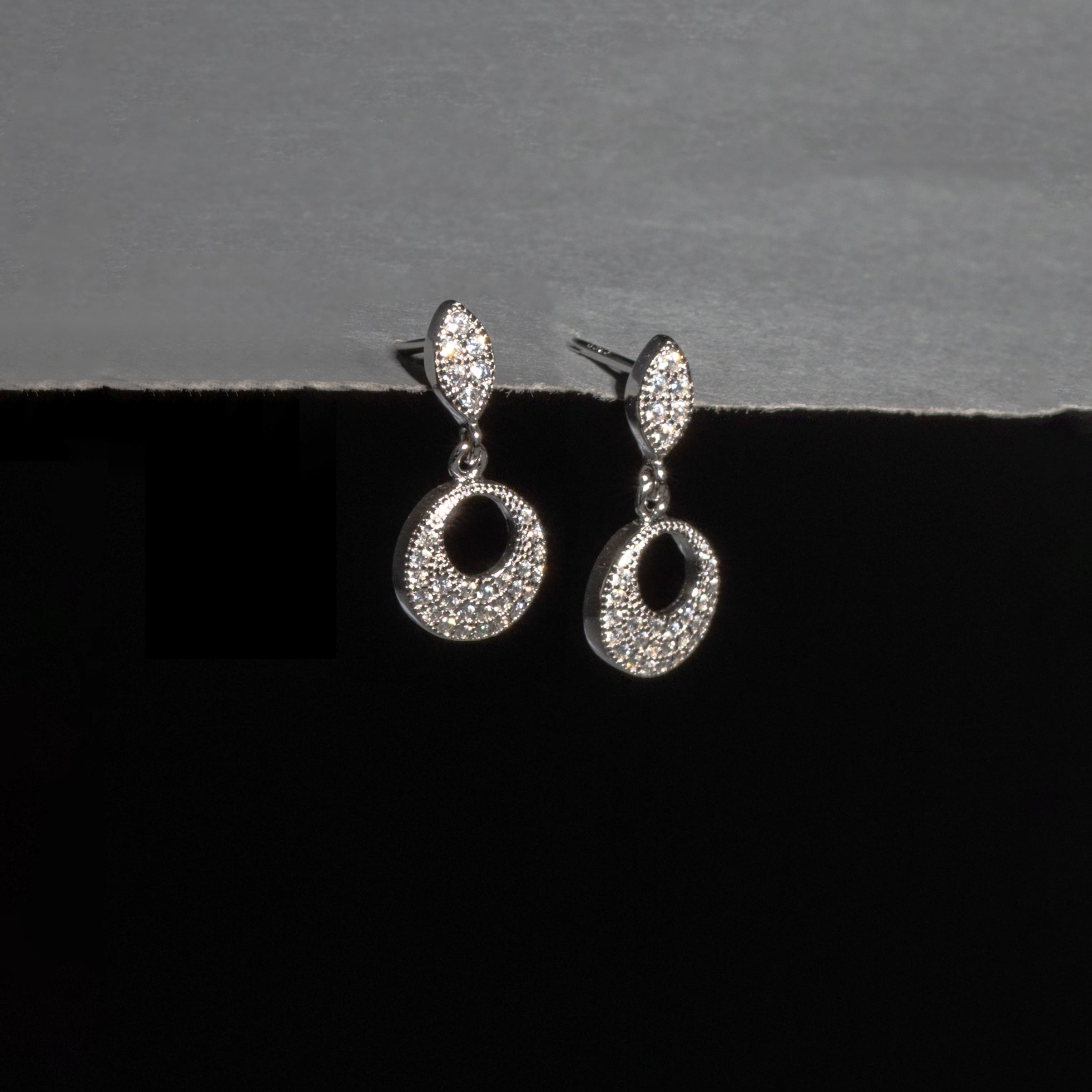 Sparkling Halo Splendor Earrings