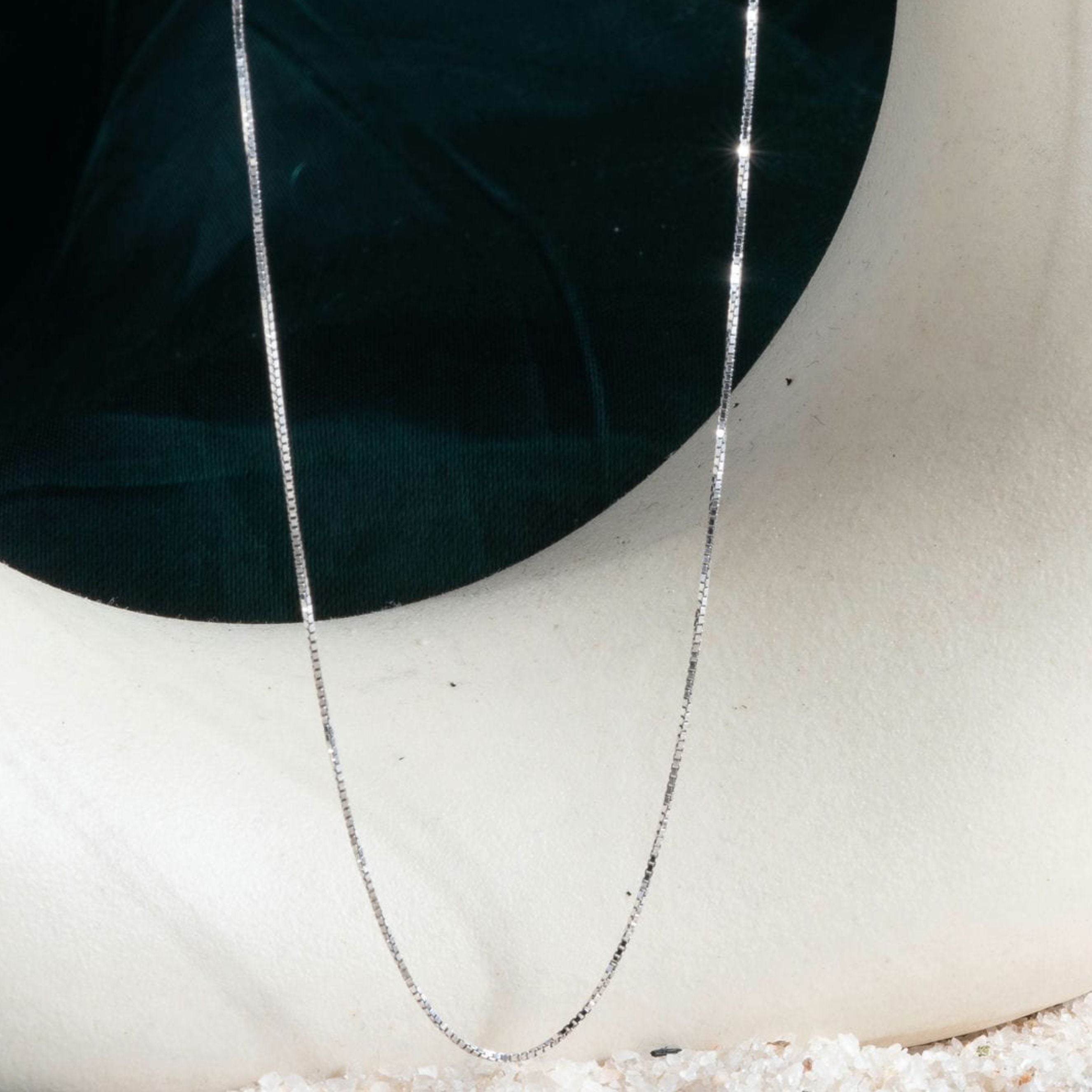 Minimalist Sleek Silver Chain