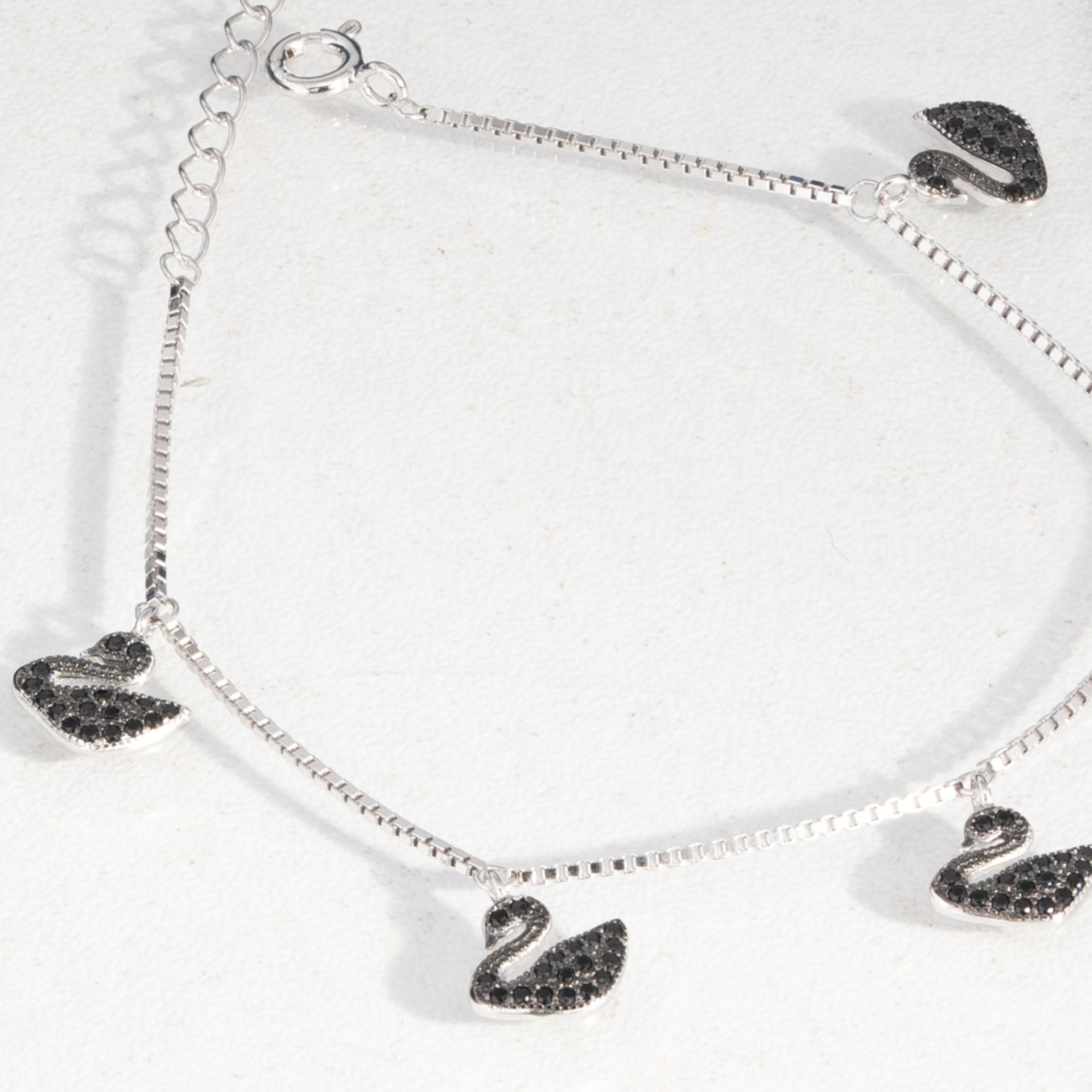 Midnight Swan Bracelet