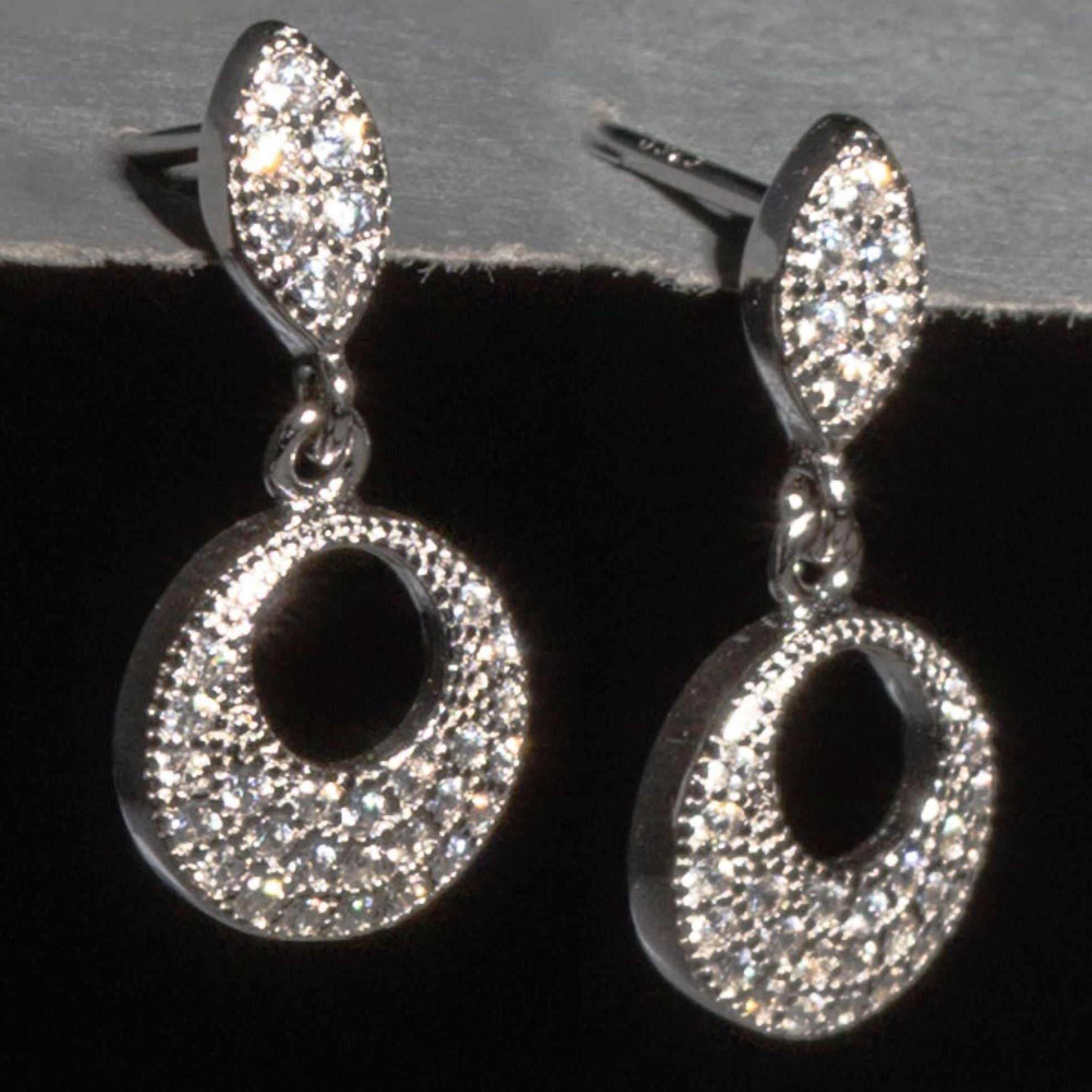 Sparkling Halo Splendor Earrings