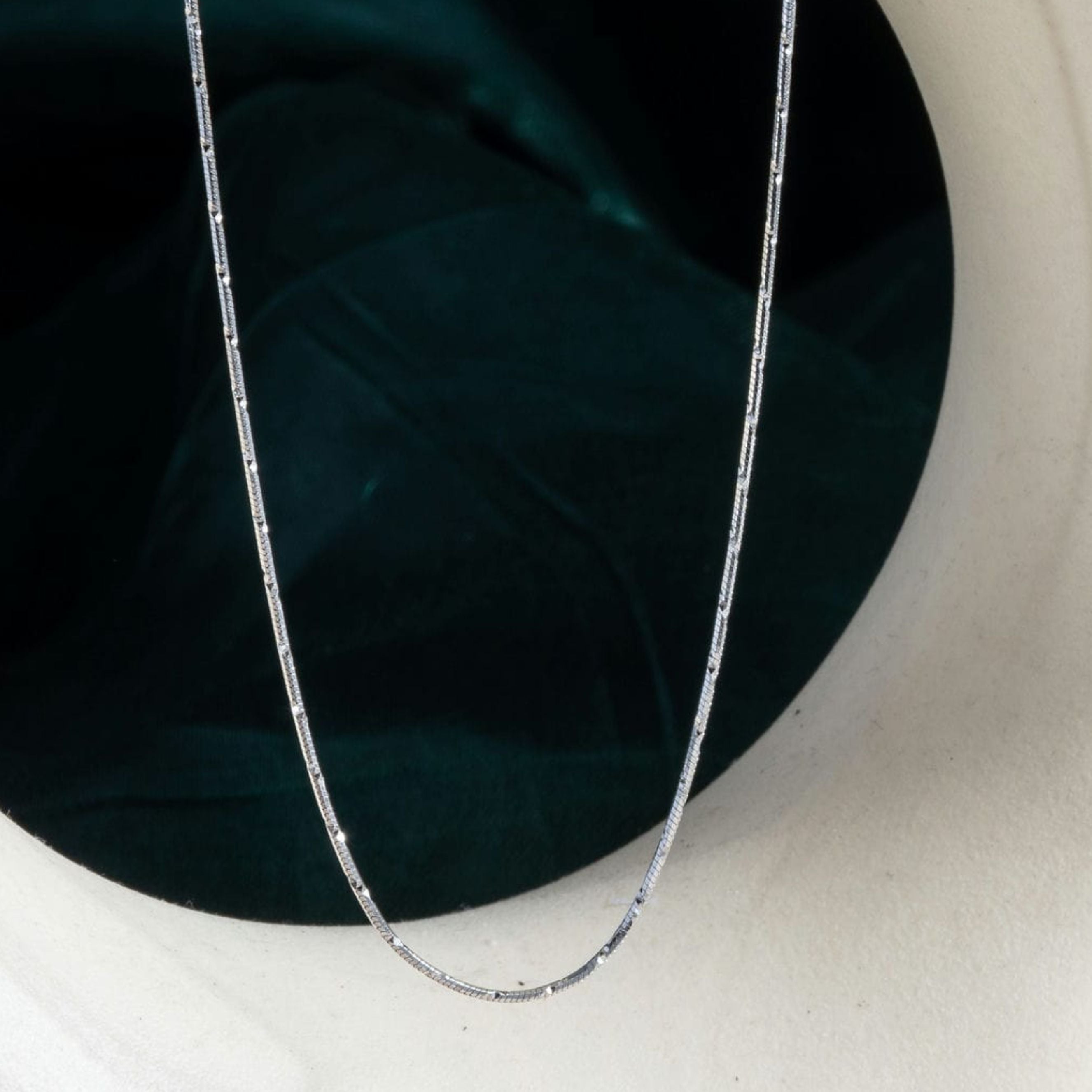 Silver Rose Fusion Strand Chain