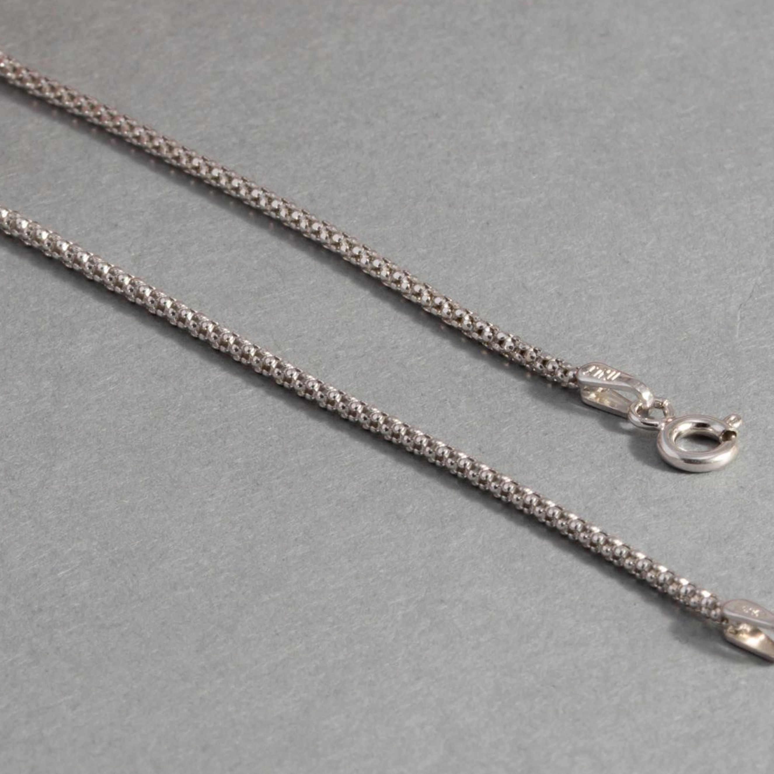 Silver Serenity Anklet